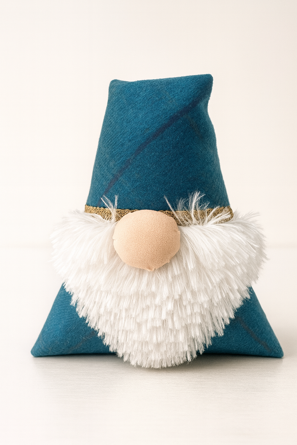 Blue Gnome with Fluffy Beard