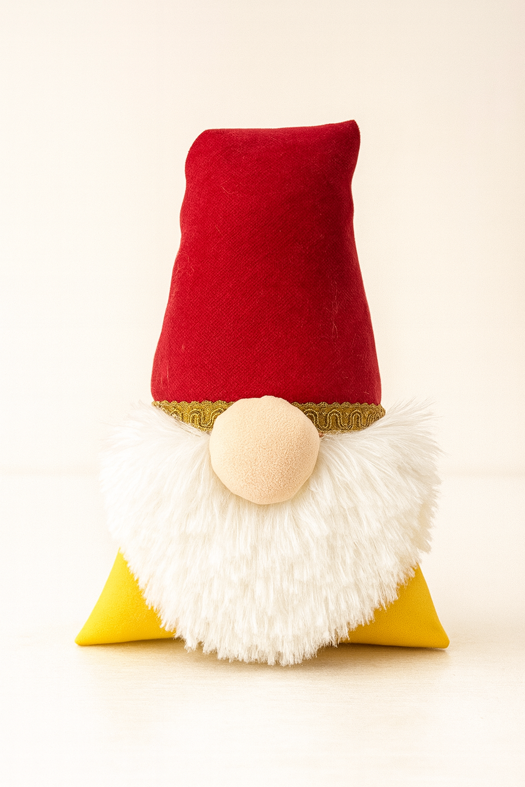 Yellow Gnome with Red Hat